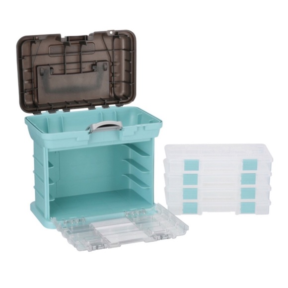 CREATIVE OPTIONS Rack Storage System, Soft Blue, Small - Picture 4 of 7